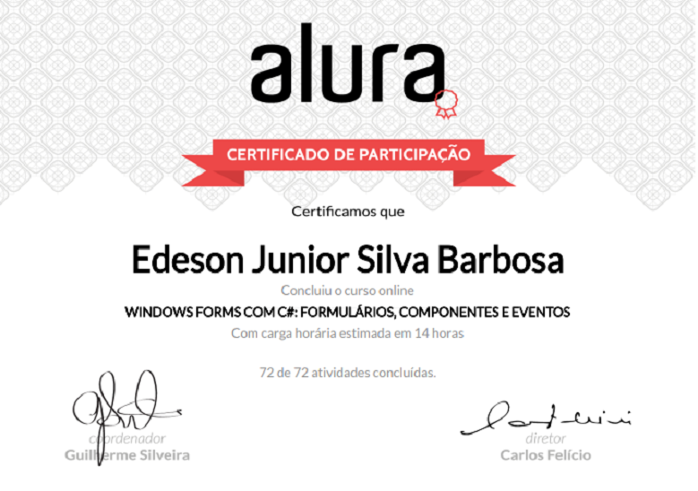 Formulários, componentes e eventos